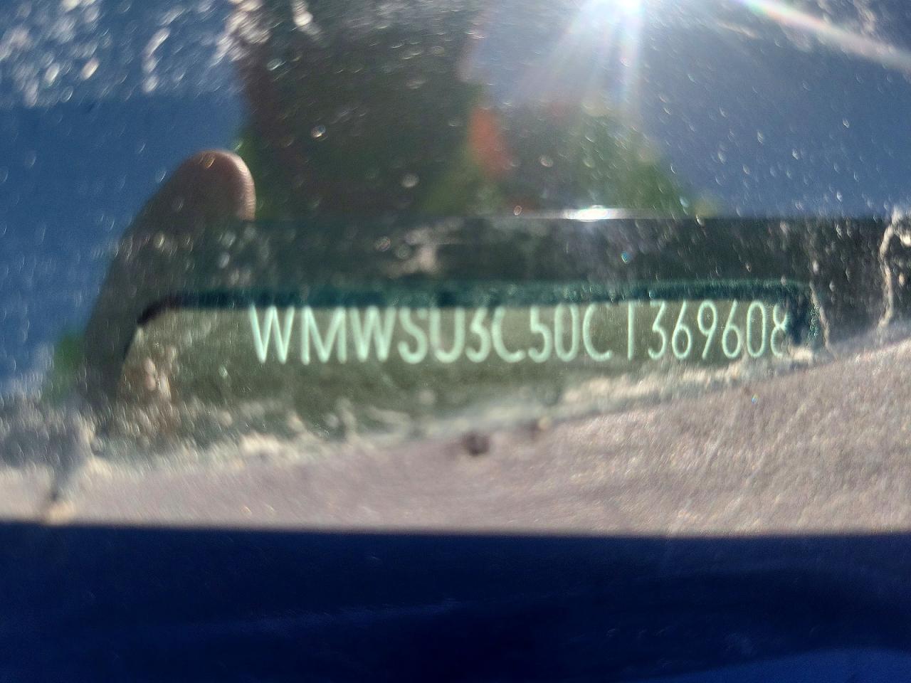 WMWSU3C50CT369608 · 2012 MINI COOPER · 12/12