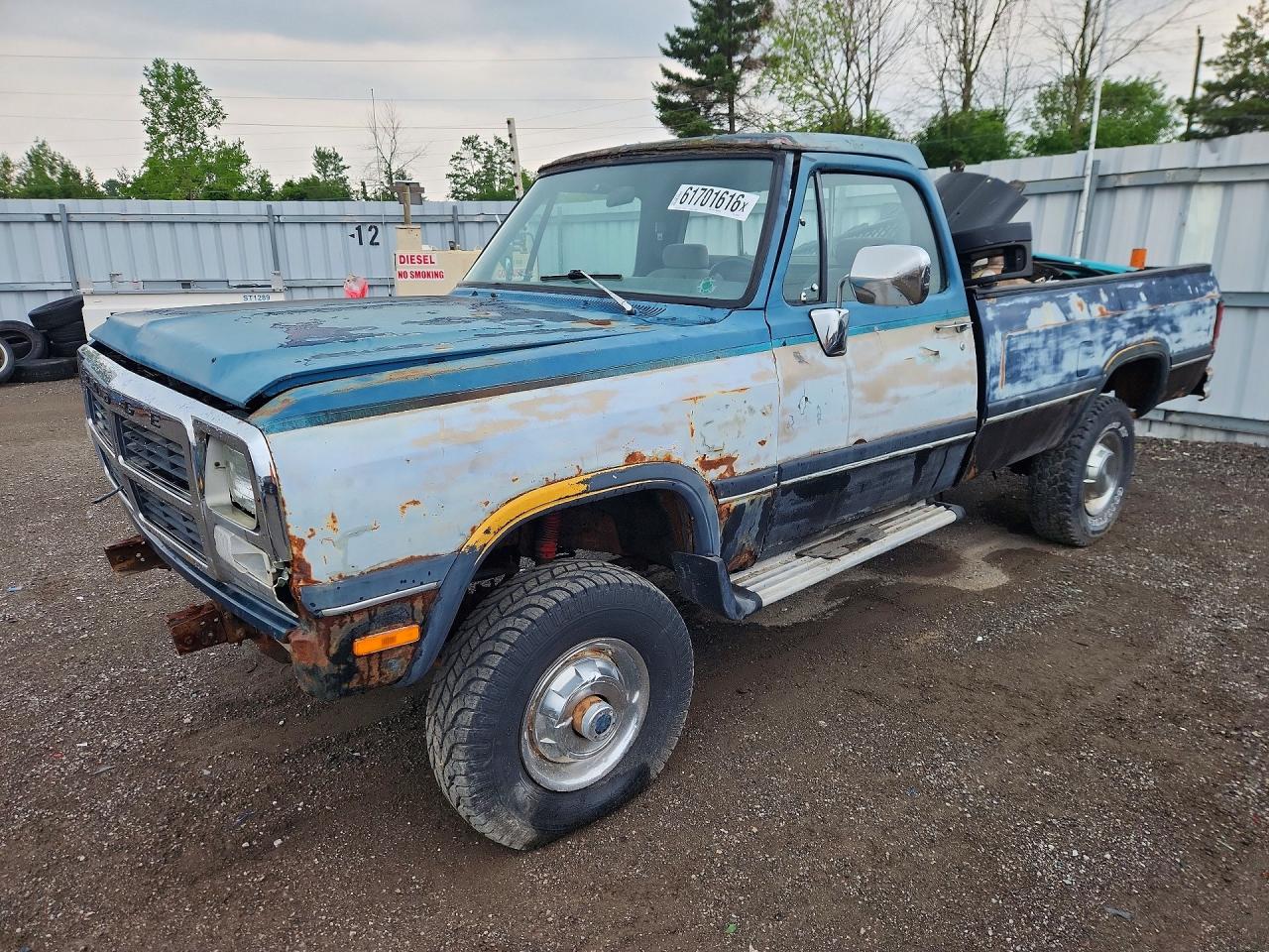1986 DODGE D-SERIES