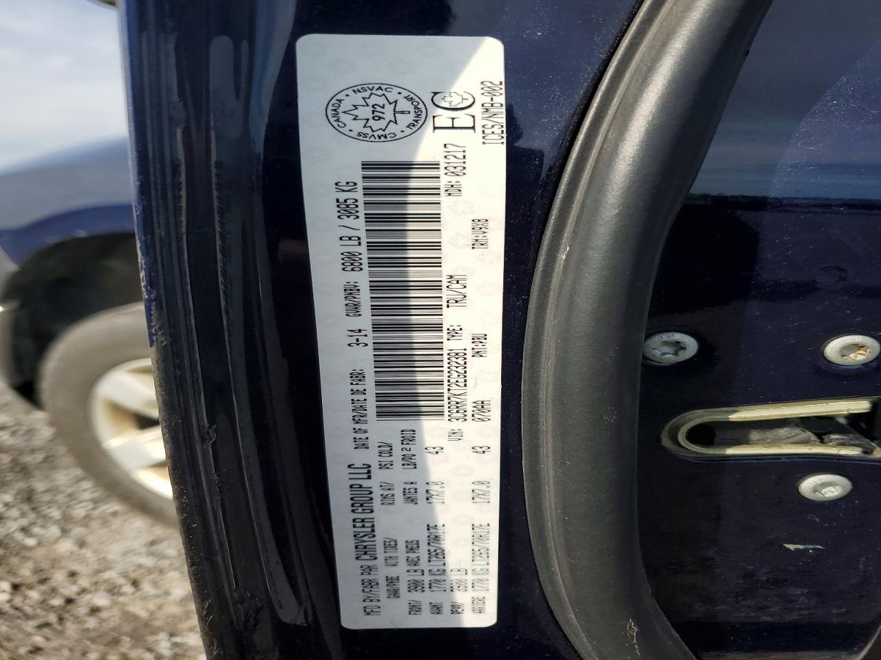 3C6RR7KT2EG232381 · 2014 RAM 1500 · 12/12