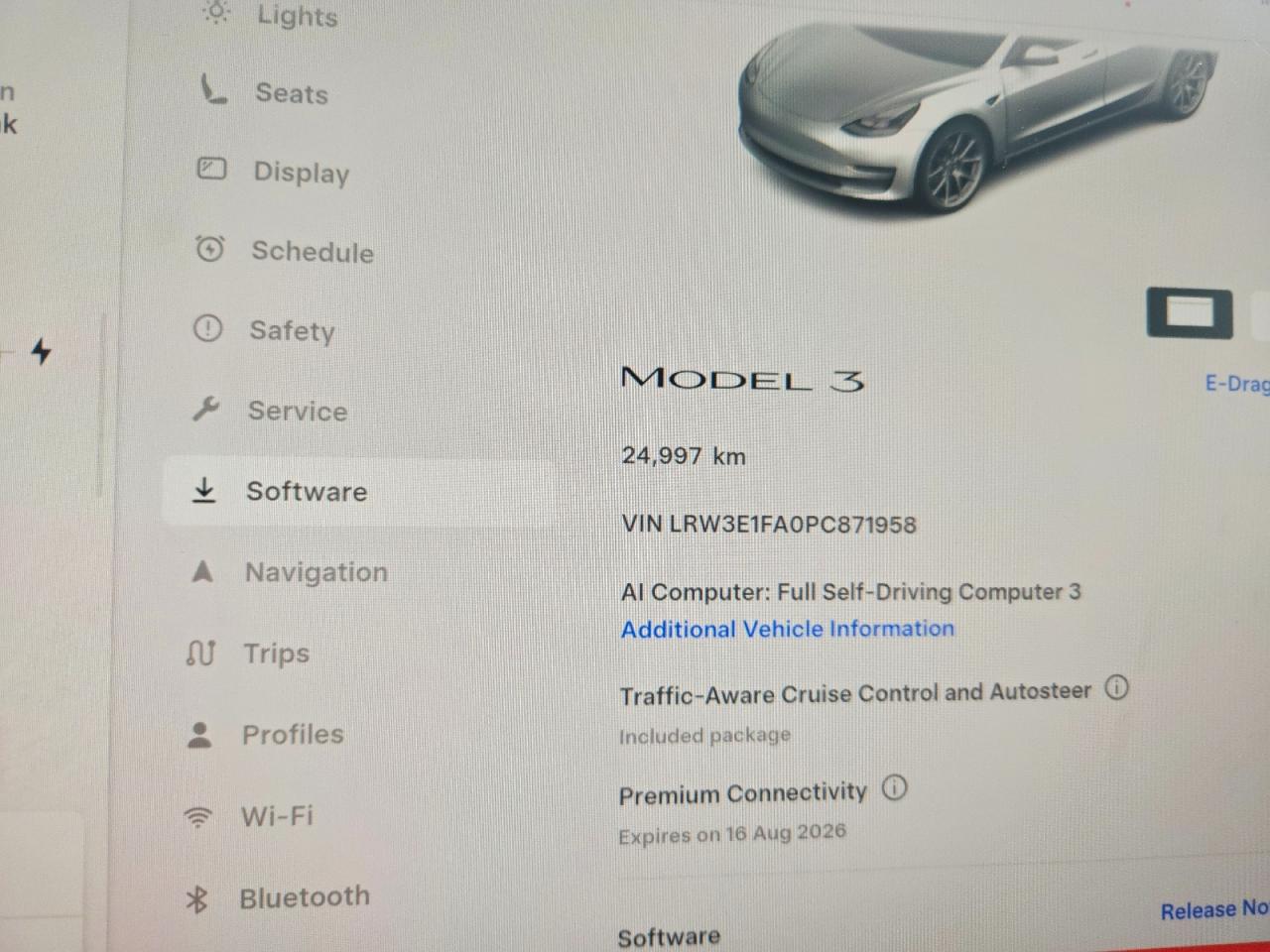 LRW3E1FA0PC871958 · 2023 TESLA MODEL 3 · 9/12