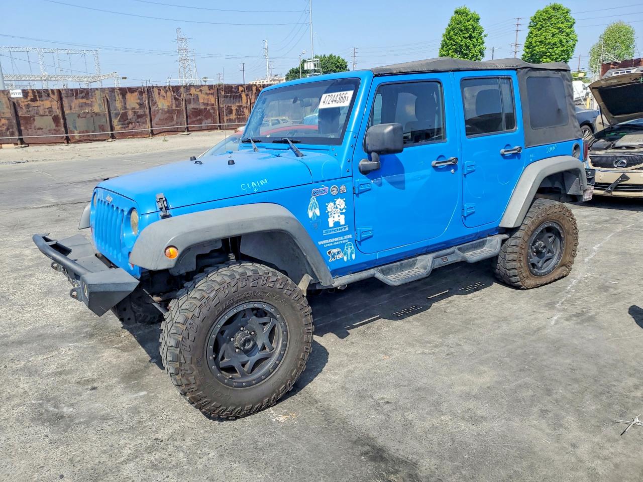 1C4BJWDGXCL138776 · 2012 JEEP WRANGLER UNLIMITED