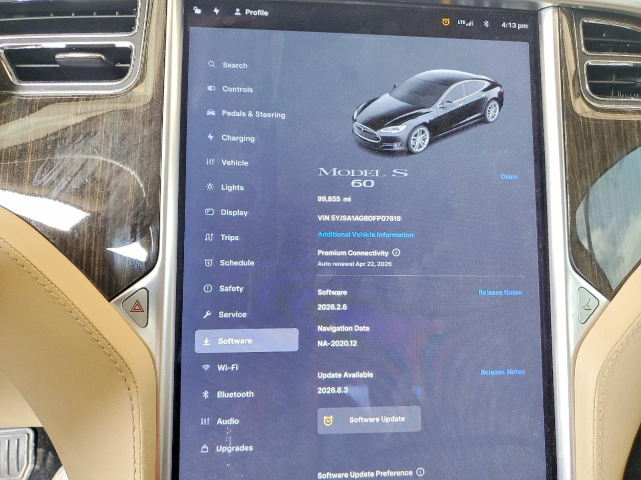 5YJSA1AG8DFP07619 · 2013 TESLA MODEL S · 9/12