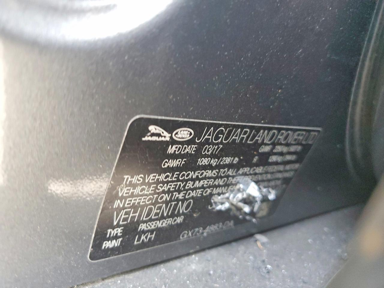 SAJBF4FN9JCY53497 · 2018 JAGUAR XF · 12/12