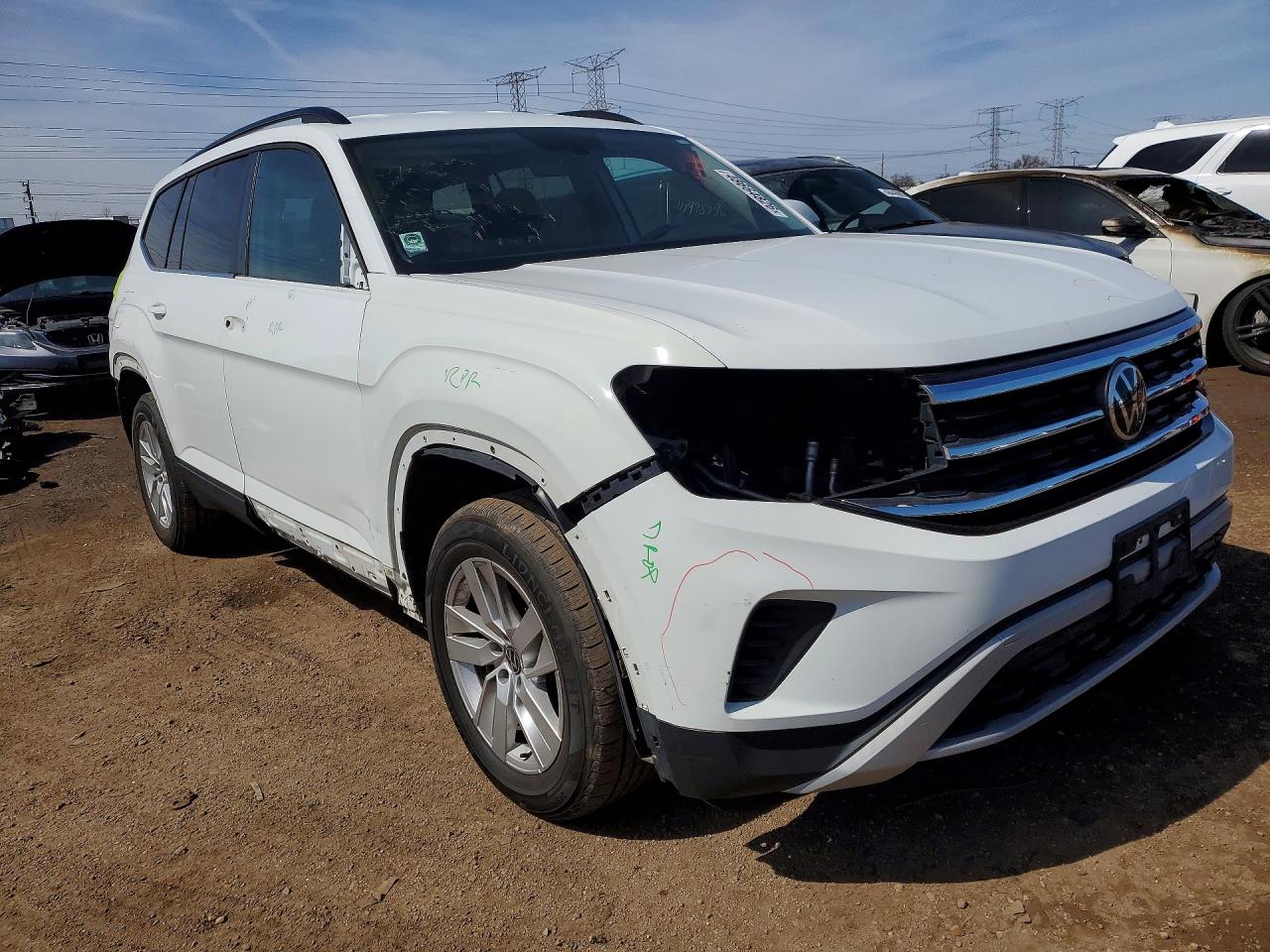 1V2GP2CA4MC527584 · 2021 VOLKSWAGEN ATLAS · 4/13