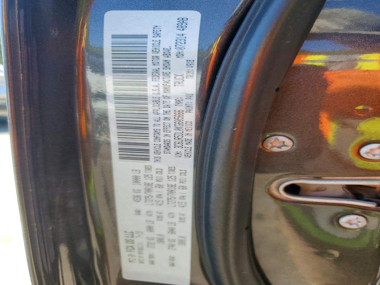 3C6UR5DL0KG605666 · 2019 RAM 2500 · 12/12