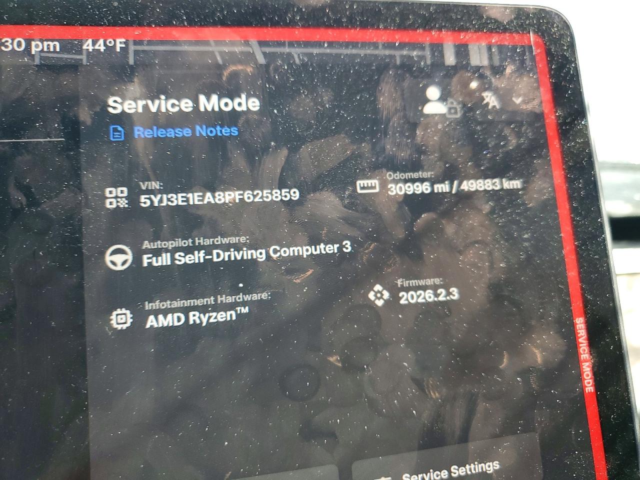 5YJ3E1EA8PF625859 · 2023 TESLA MODEL 3 · 9/12