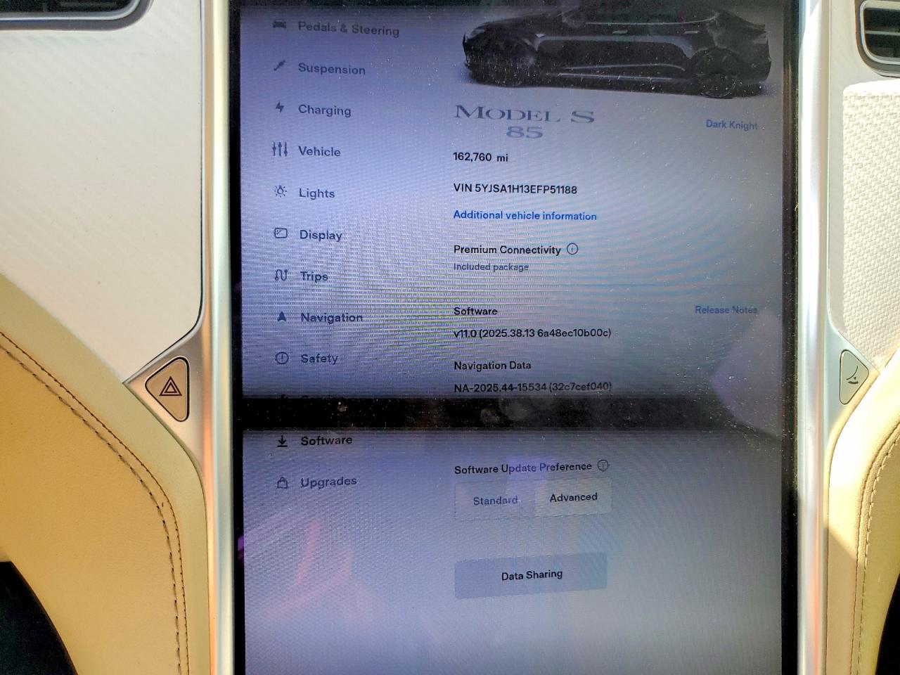 5YJSA1H13EFP51188 · 2014 TESLA MODEL S · 9/12
