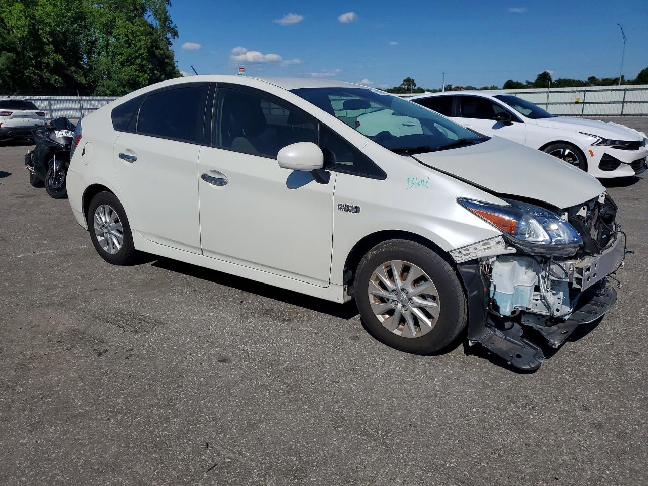 JTDKN3DP0E3059185 · 2014 TOYOTA PRIUS PLUG-IN HYBRID · 4/13