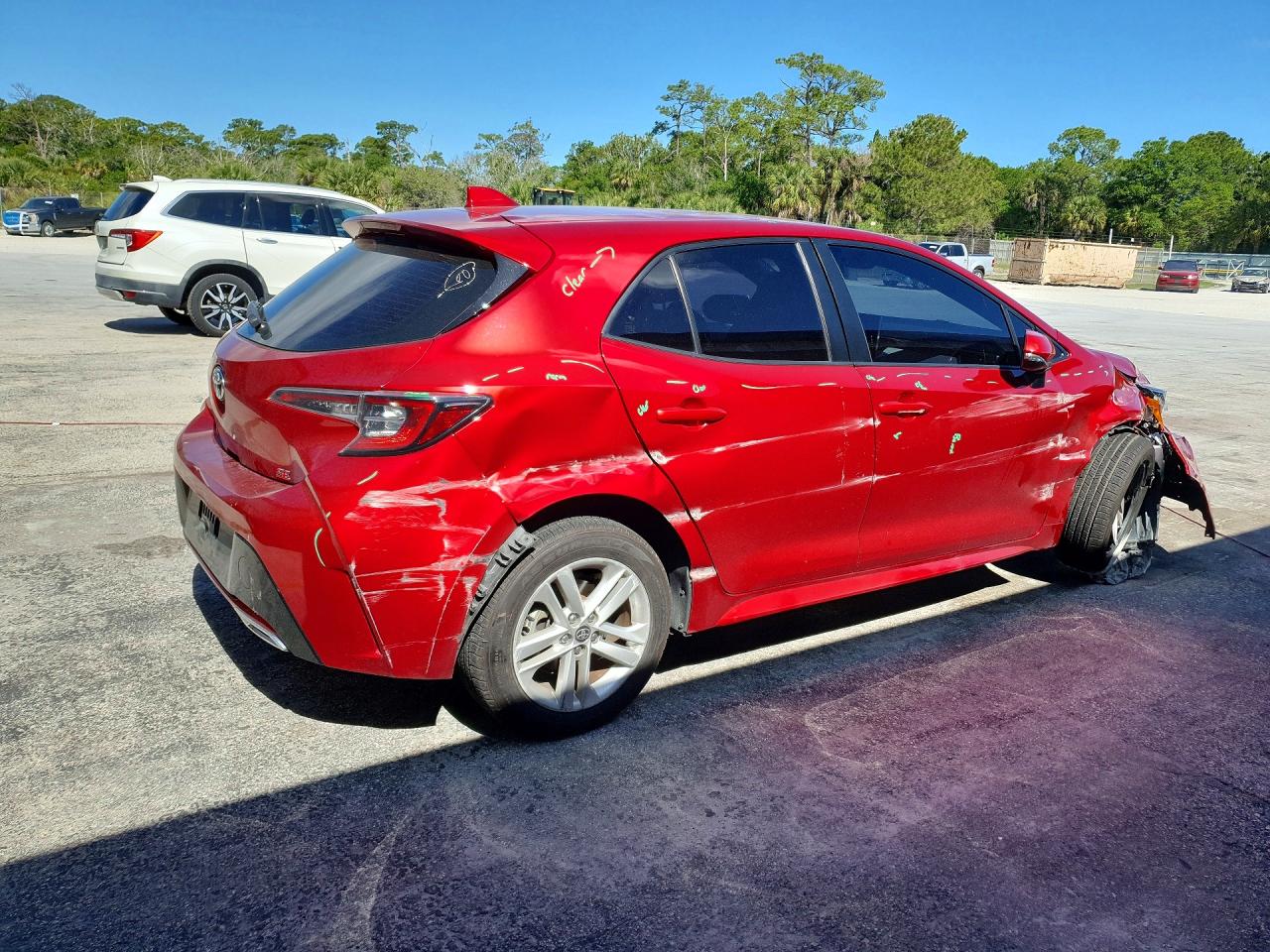 JTND4MBE0N3157227 · 2022 TOYOTA COROLLA HATCHBACK · 3/12