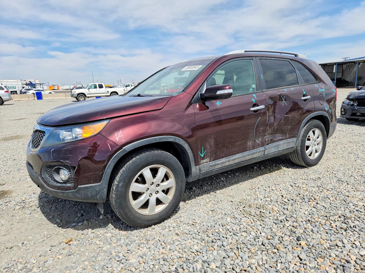 5XYKTDA66CG277938 · 2012 KIA SORENTO