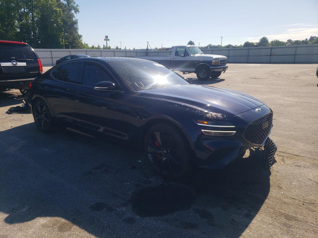 KMTG54TE3PU115145 · 2023 GENESIS G70 · 4/12