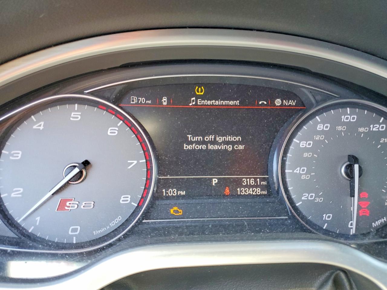 WAUD2AFD7DN029657 · 2013 AUDI S8 · 9/13