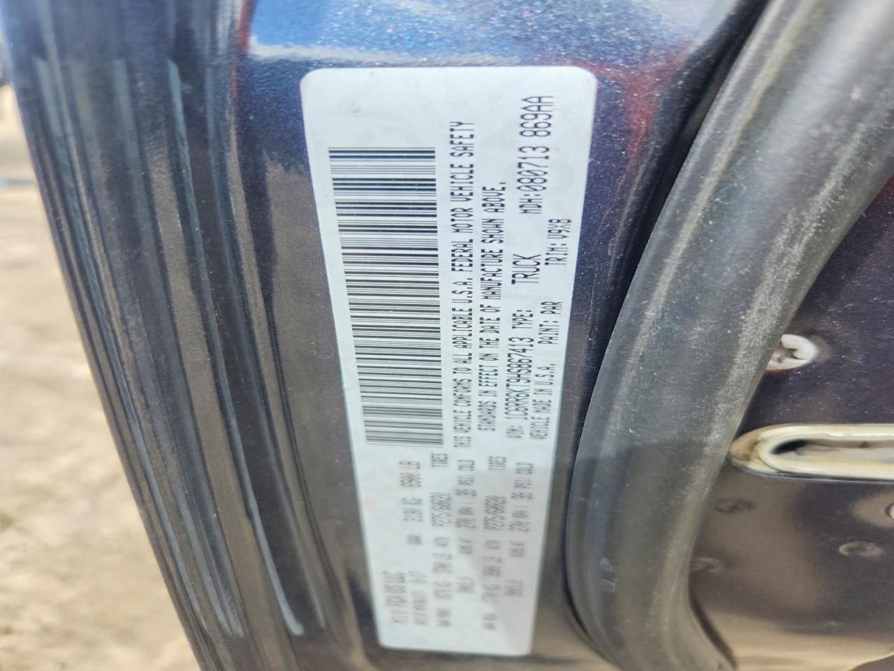 1C6RR6KT9HS867413 · 2017 RAM 1500 · 12/12