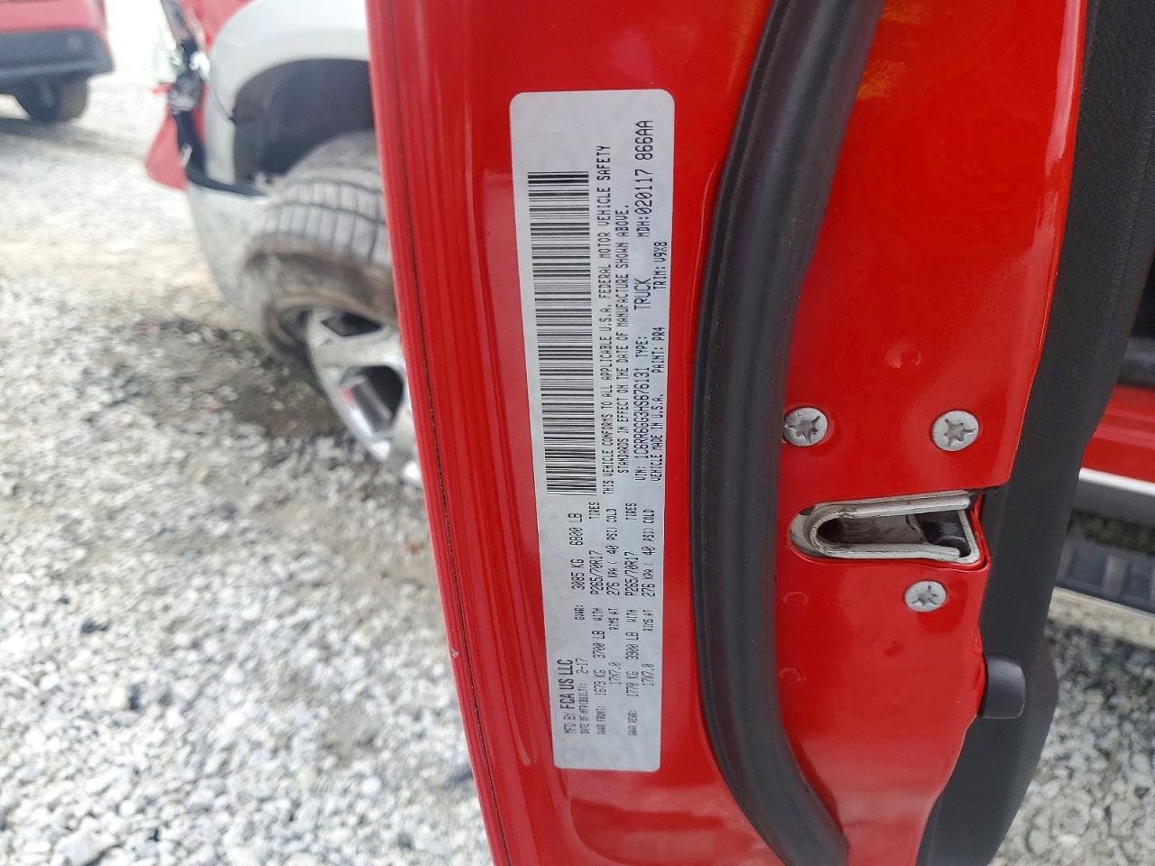 1C6RR6GG3HS676131 · 2017 RAM 1500 · 12/12