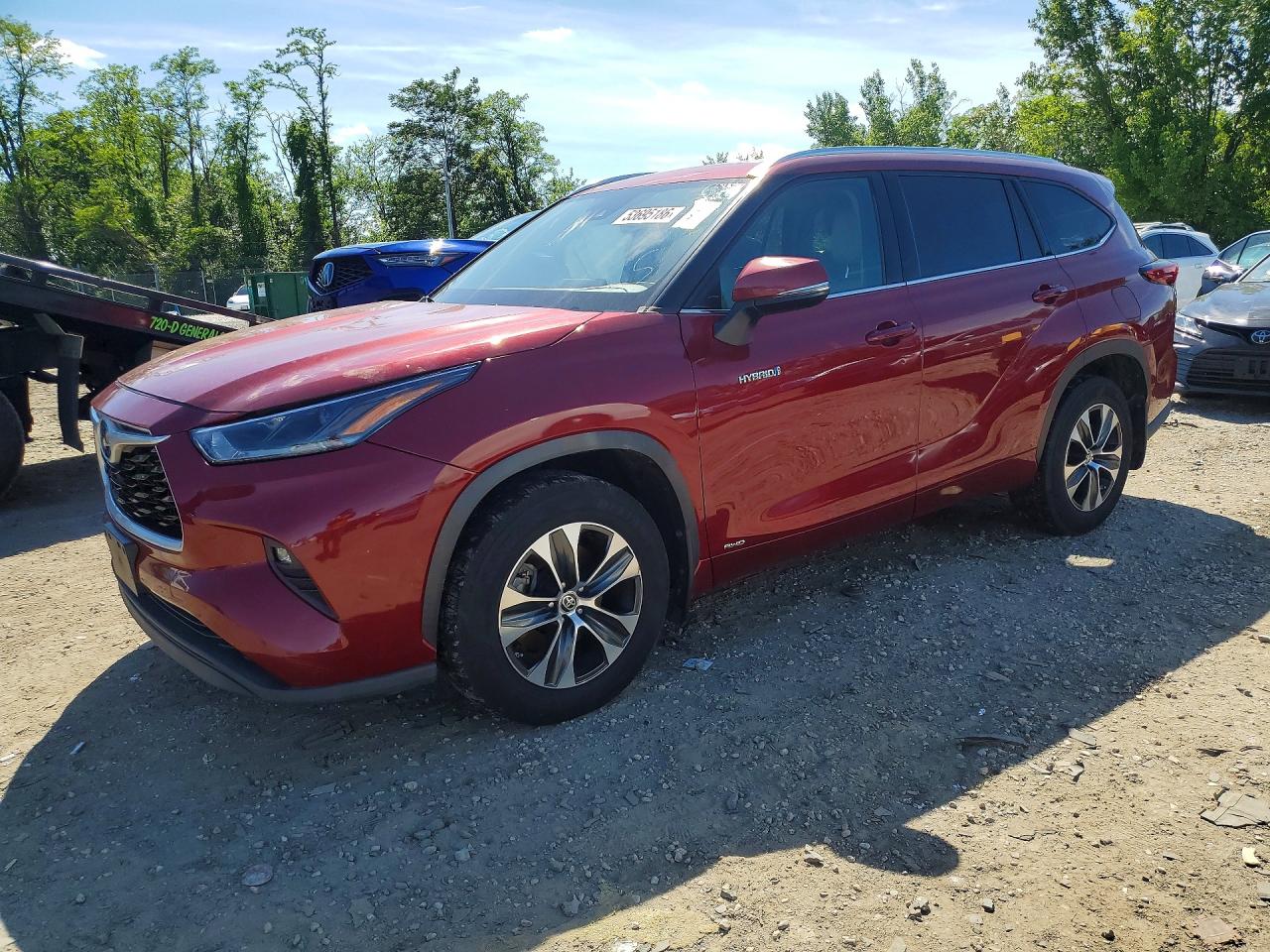 5TDGBRCH3MS514474 · 2021 TOYOTA HIGHLANDER