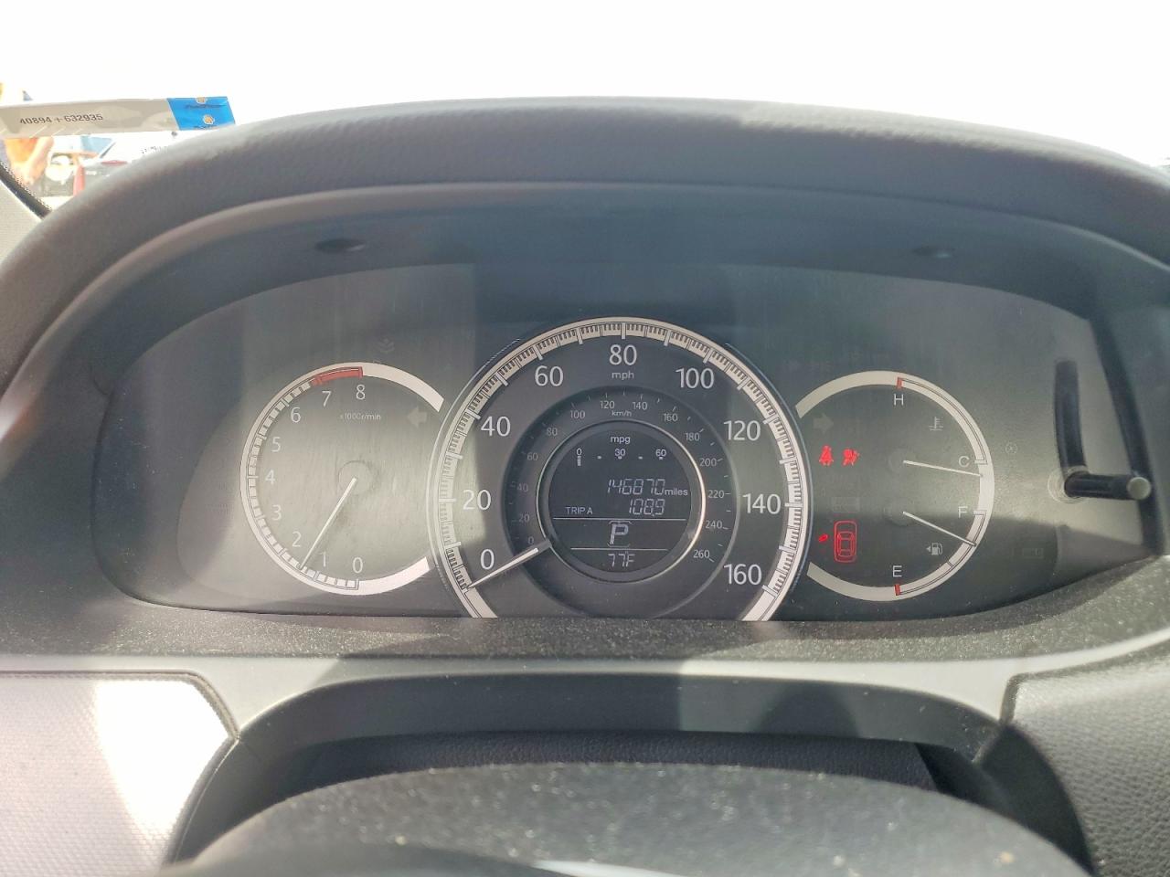 1HGCR2F35FA164980 · 2015 HONDA ACCORD · 9/12