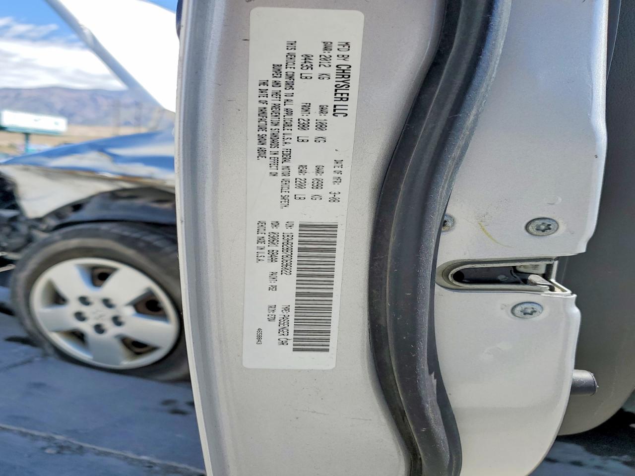 1B3HB28B78D696022 · 2008 DODGE CALIBER · 12/12