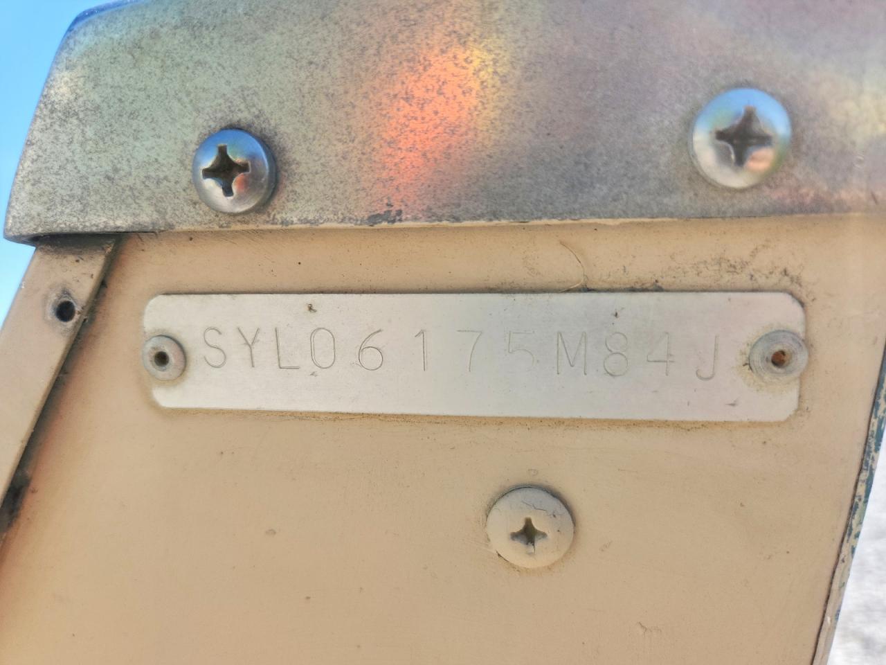 SYL06175M84J · 1984 SYLVAN BOAT · 10/10