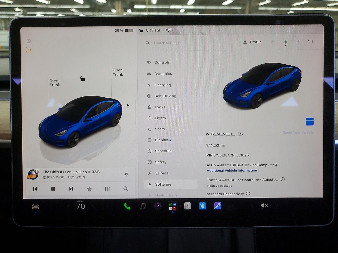 5YJ3E1EA7NF371025 · 2022 TESLA MODEL 3 · 9/12