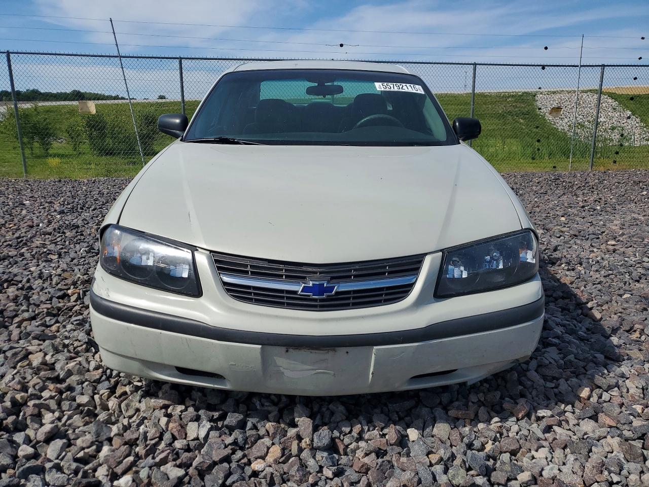 2G1WF52E939422835 · 2003 CHEVROLET IMPALA · 5/12