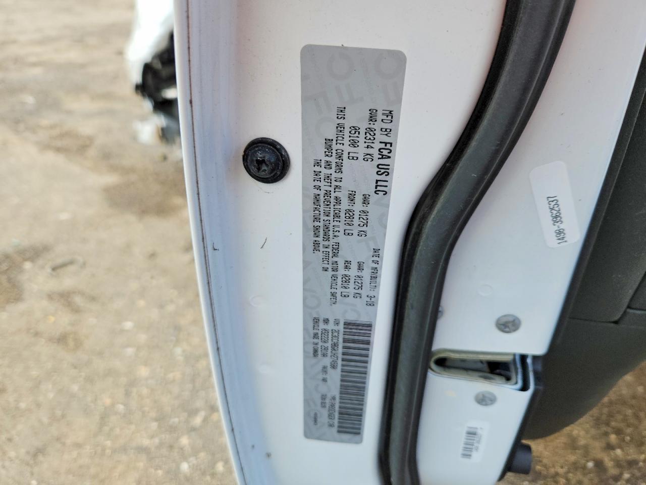 2C3CCABG0JH274580 · 2018 CHRYSLER 300 · 12/12