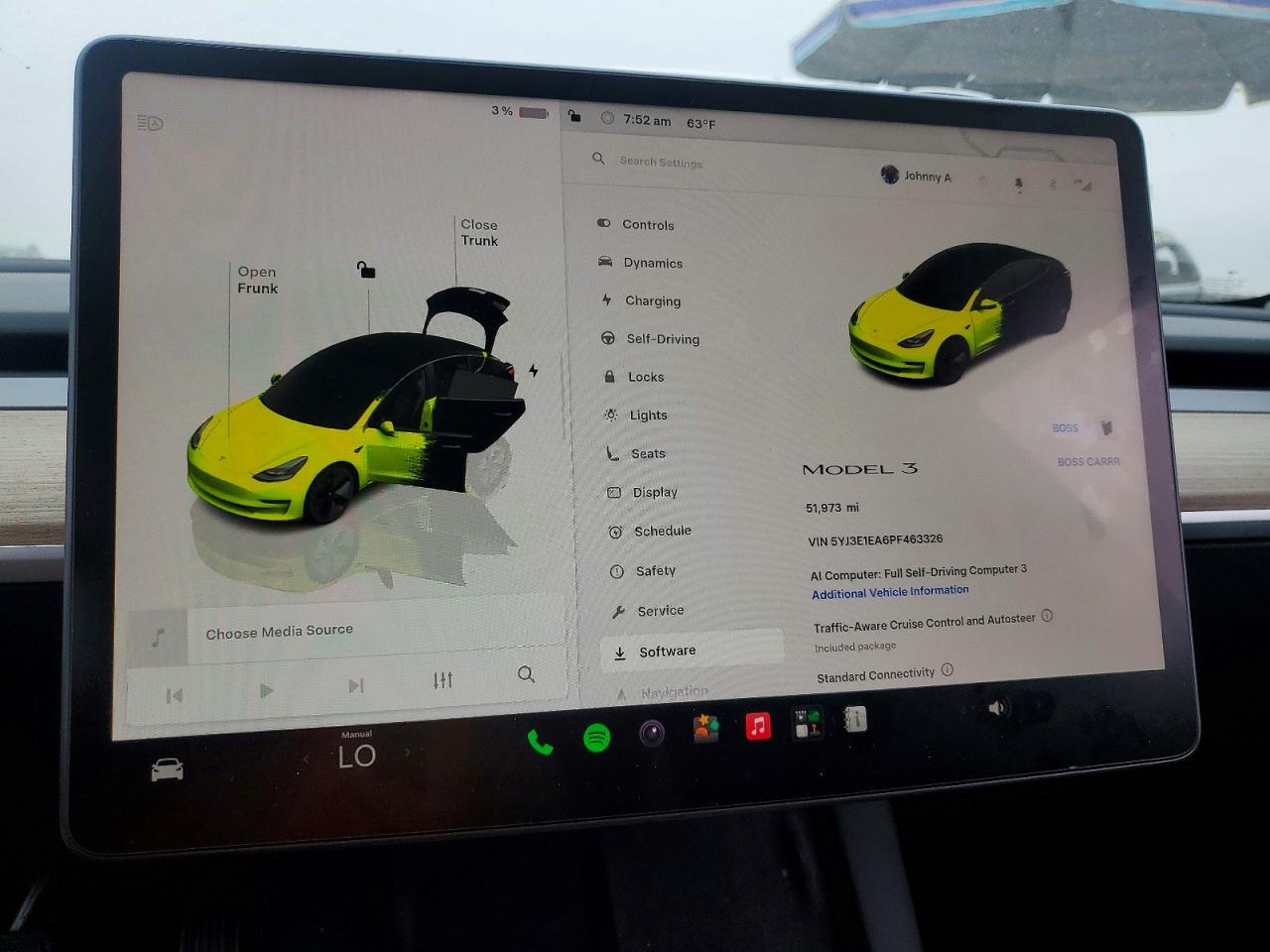 5YJ3E1EA6PF463326 · 2023 TESLA MODEL 3 · 9/12