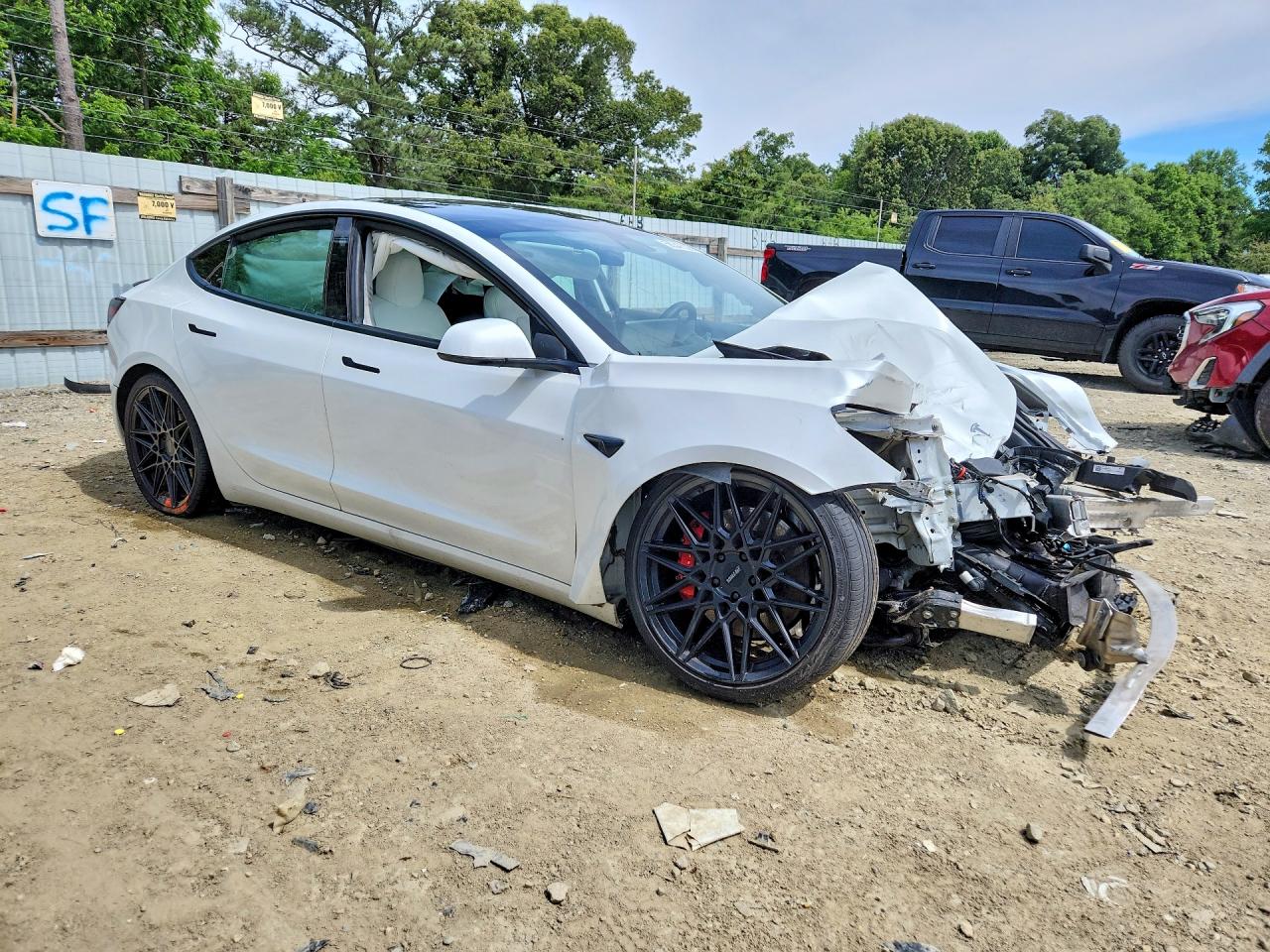 5YJ3E1EC4MF033243 · 2021 TESLA MODEL 3 · 4/12