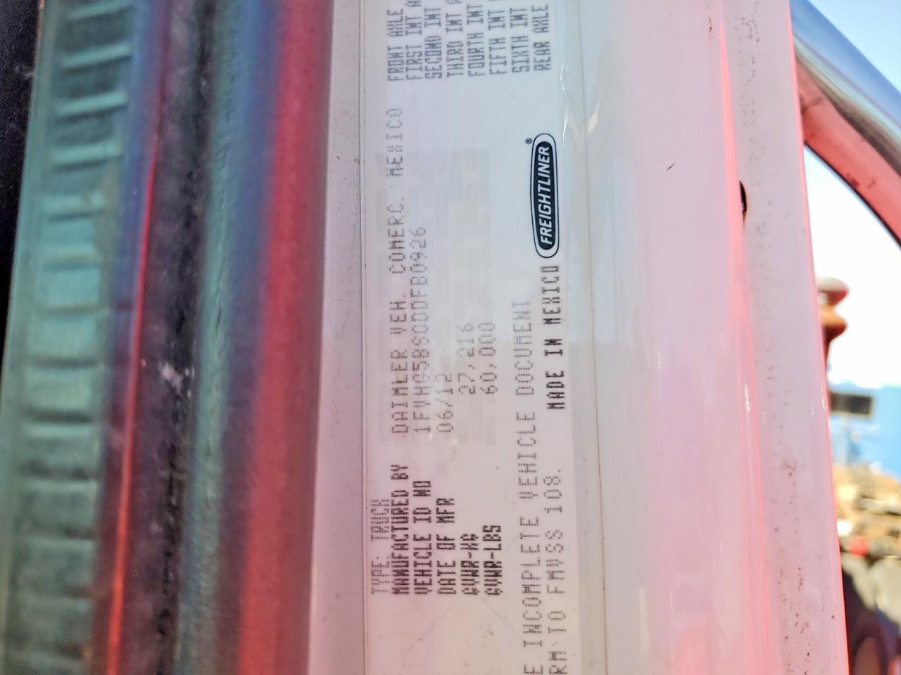 1FVHG5BS0DDFB0926 · 2013 FREIGHTLINER 108SD · 12/12