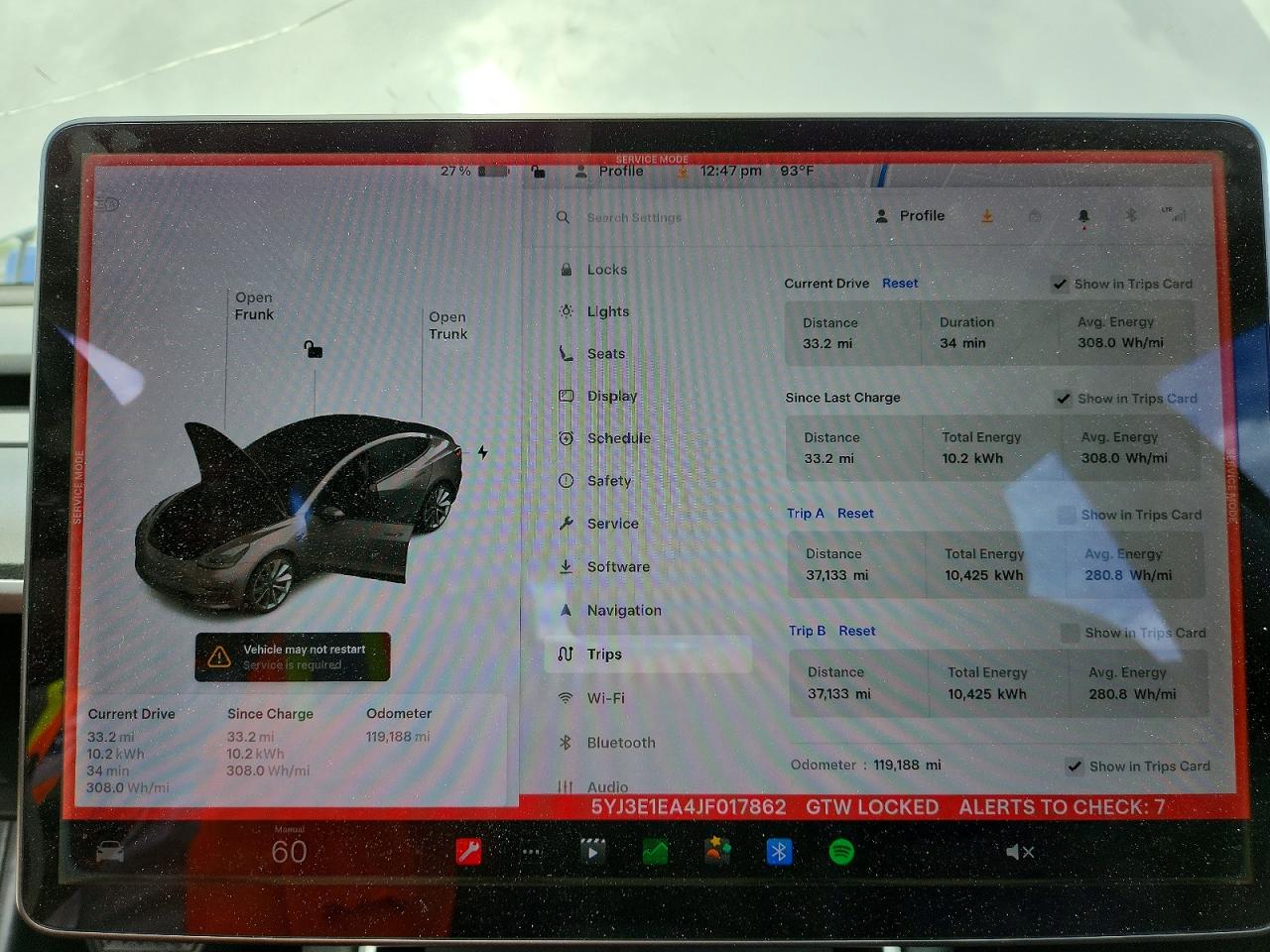 5YJ3E1EA4JF017862 · 2018 TESLA MODEL 3 · 9/12
