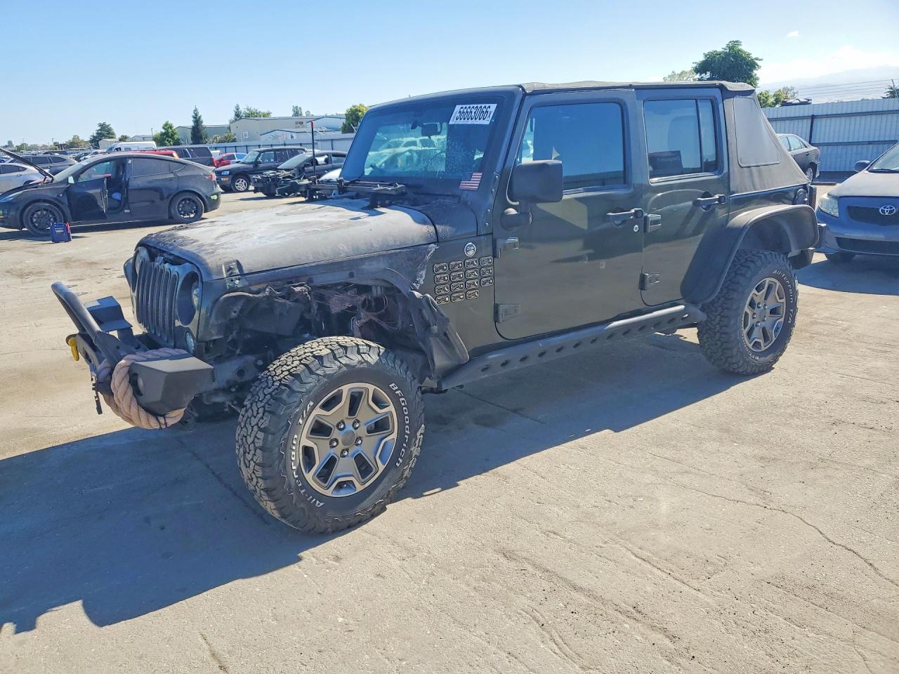 1C4BJWDGXFL592398 · 2015 JEEP WRANGLER UNLIMITED