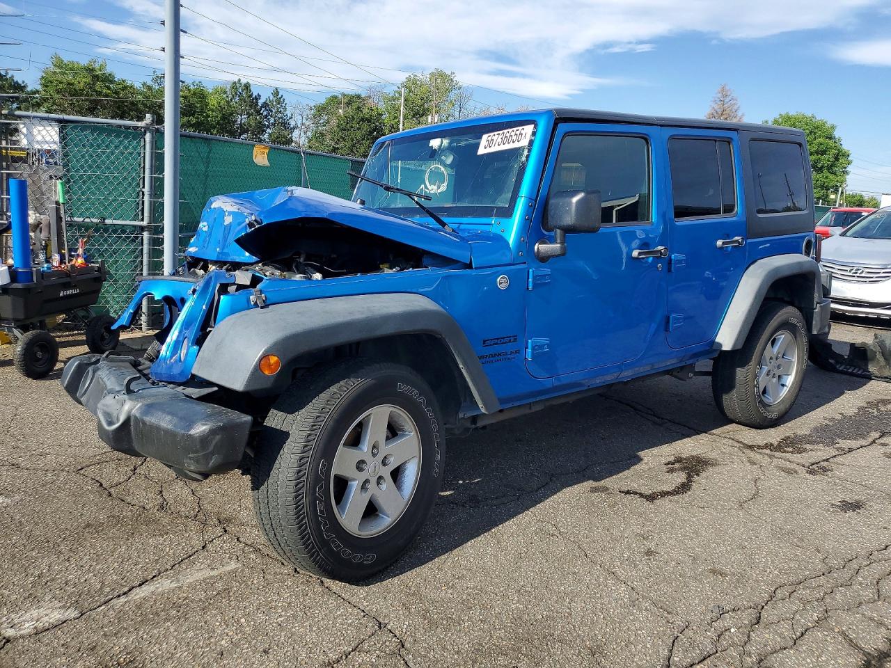 1C4BJWDGXFL732093 · 2015 JEEP WRANGLER UNLIMITED