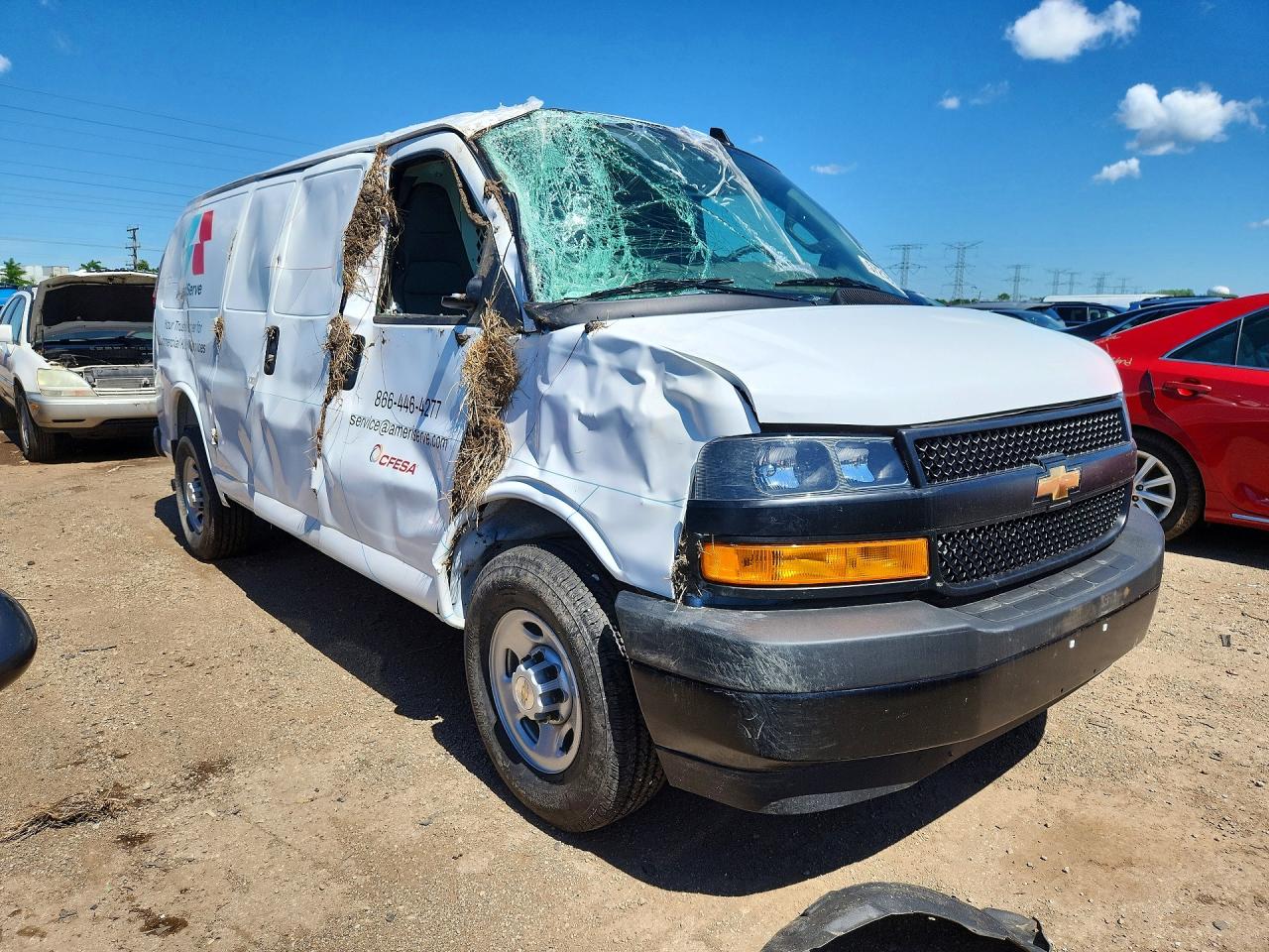 1GCWGAFP1S1280718 · 2025 CHEVROLET EXPRESS G2500 · 4/14