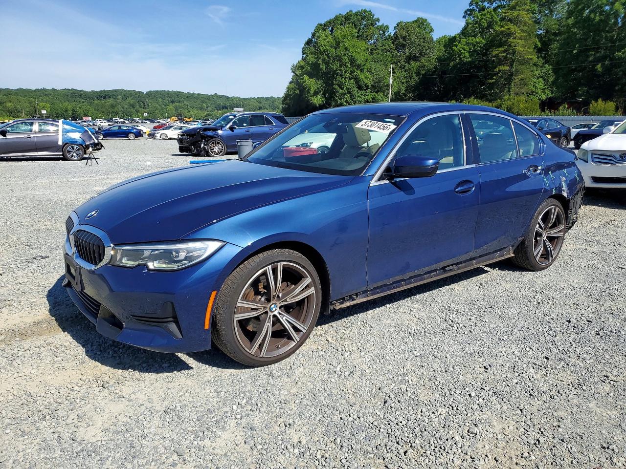 3MW5R7J07M8B87555 · 2021 BMW 330XI