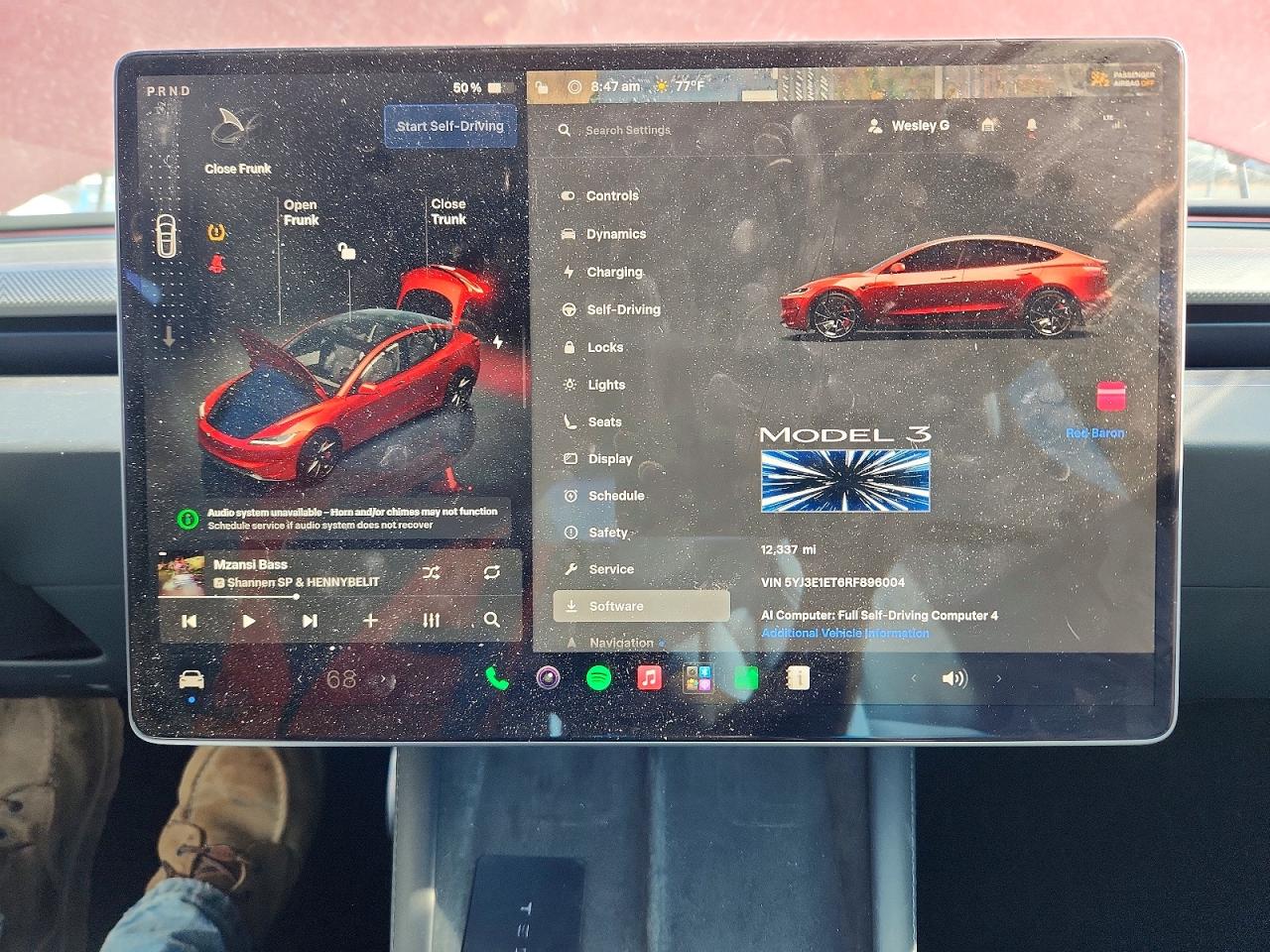 5YJ3E1ET6RF896004 · 2024 TESLA MODEL 3 · 9/12