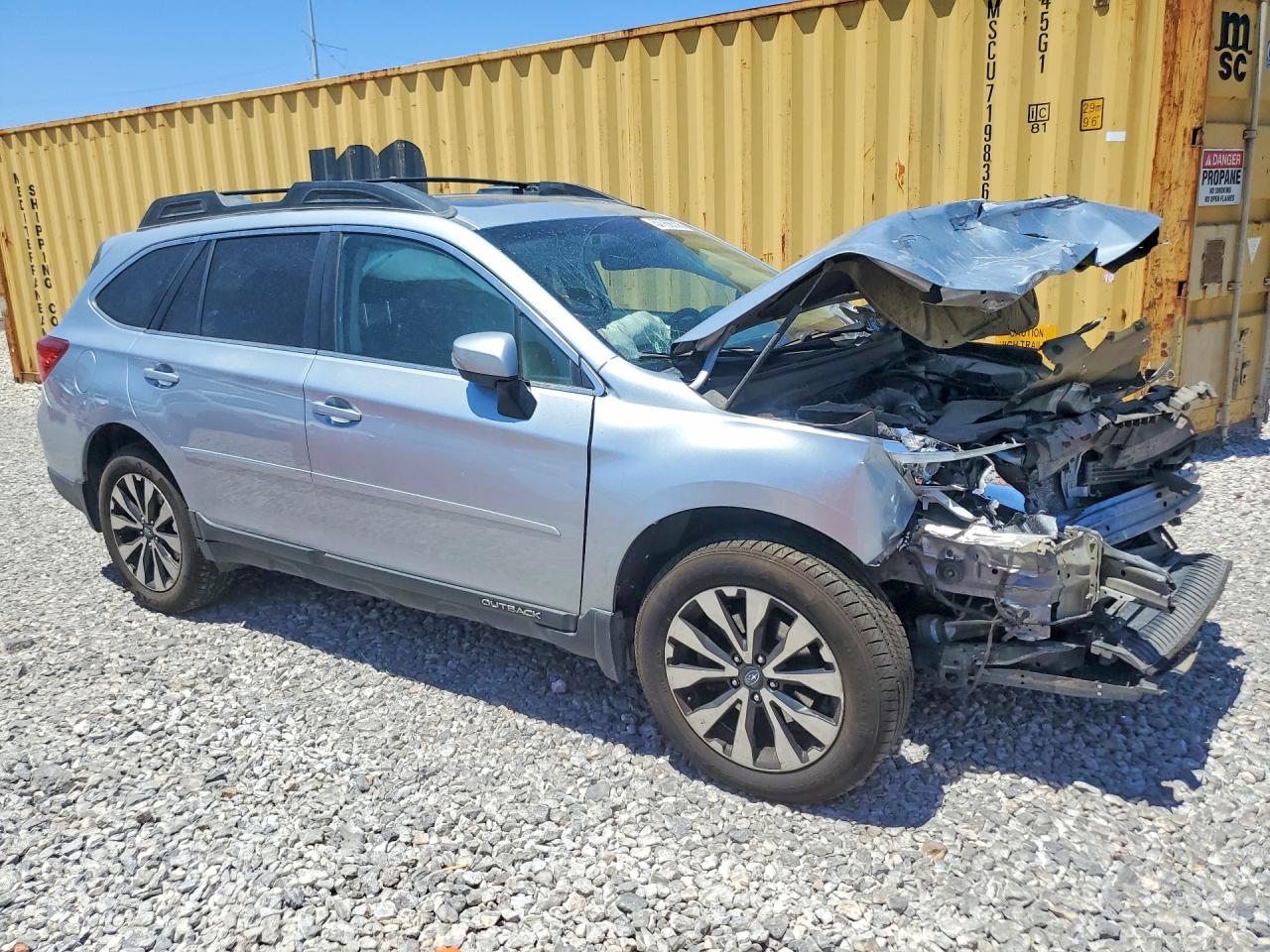 4S4BSBNC2F3346409 · 2015 SUBARU OUTBACK · 4/14