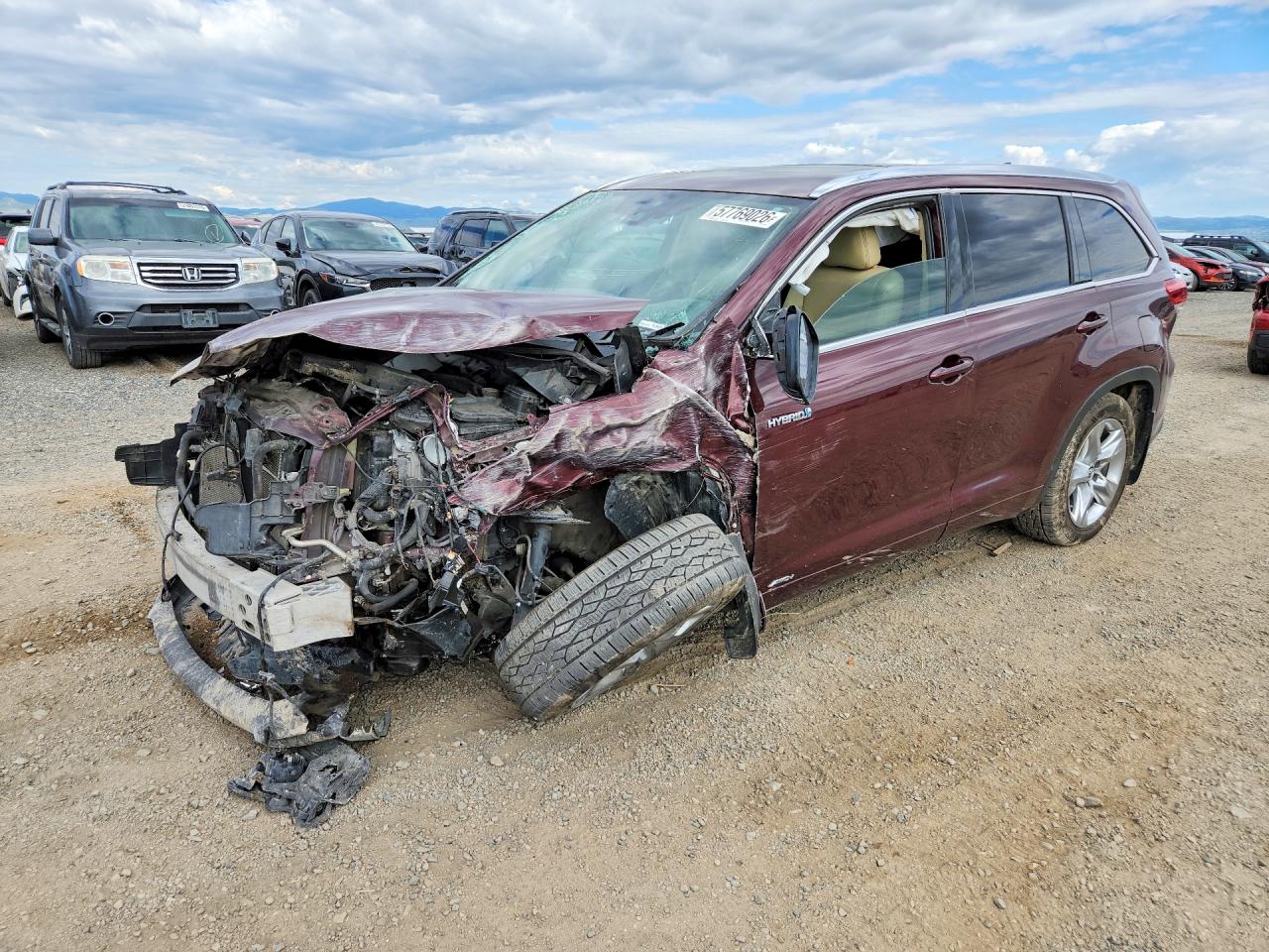 5TDDGRFH9KS071910 · 2019 TOYOTA HIGHLANDER HYBRID