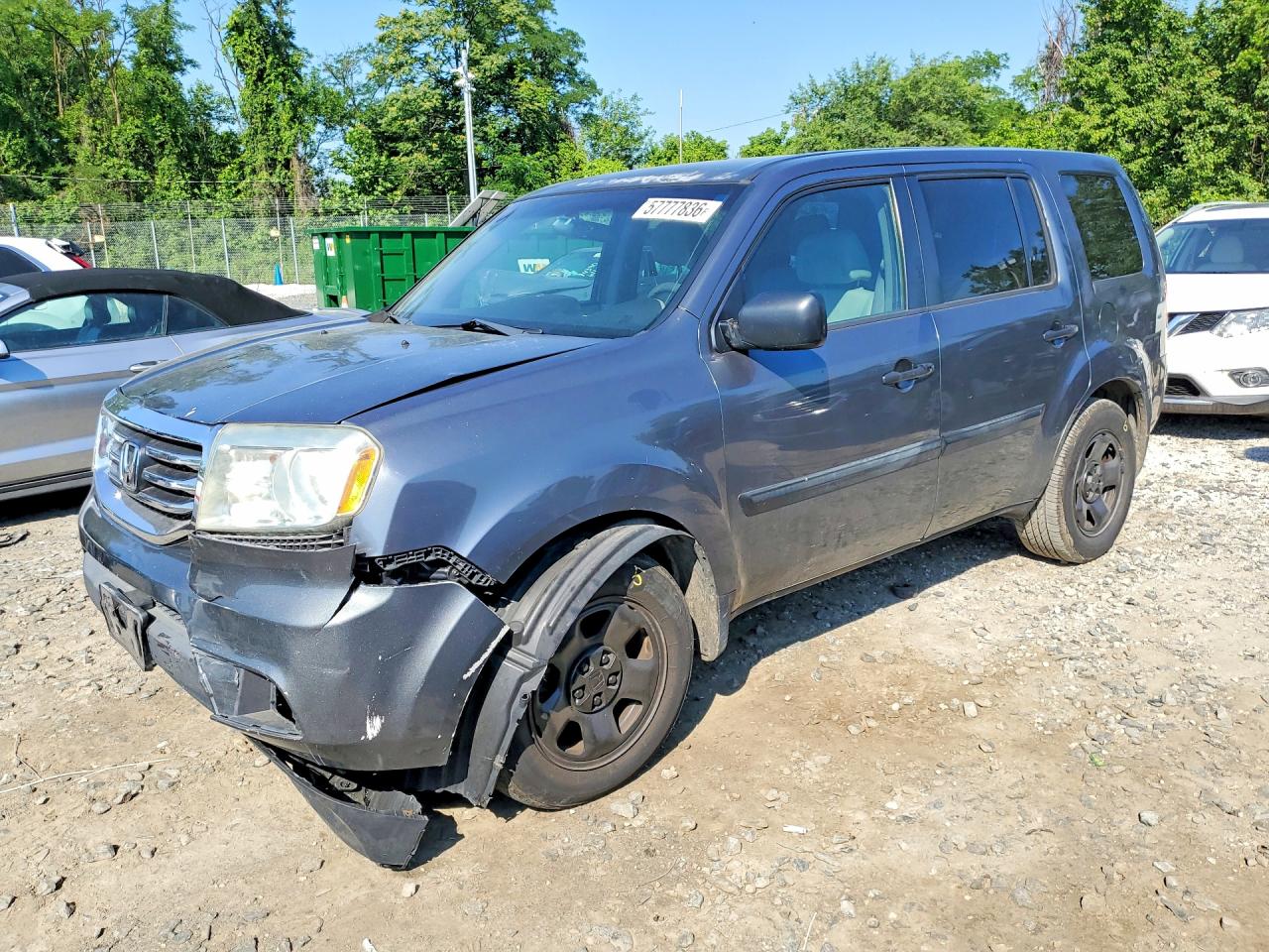 5FNYF4H23DB014352 · 2013 HONDA PILOT