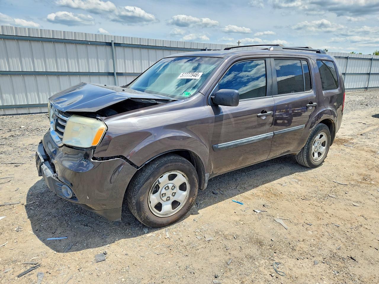 5FNYF4H22CB009836 · 2012 HONDA PILOT
