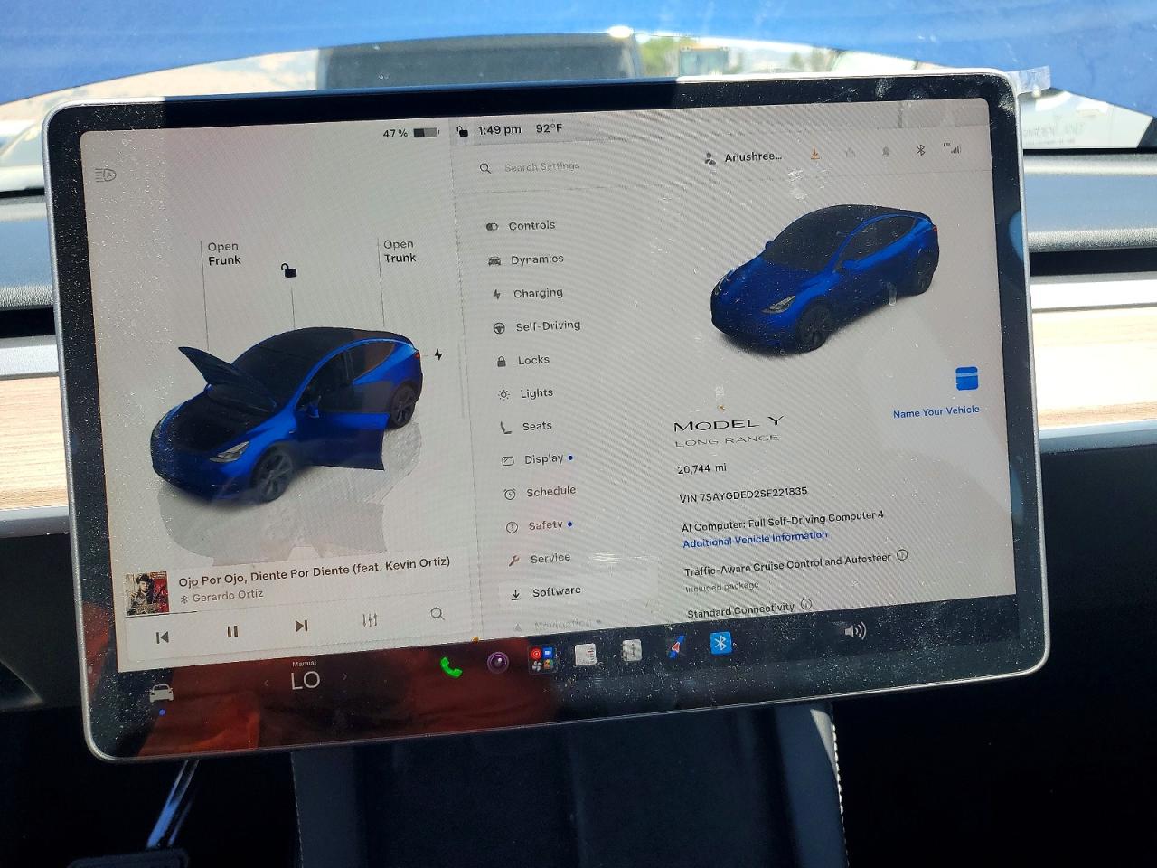 7SAYGDED2SF221835 · 2025 TESLA MODEL Y · 9/13