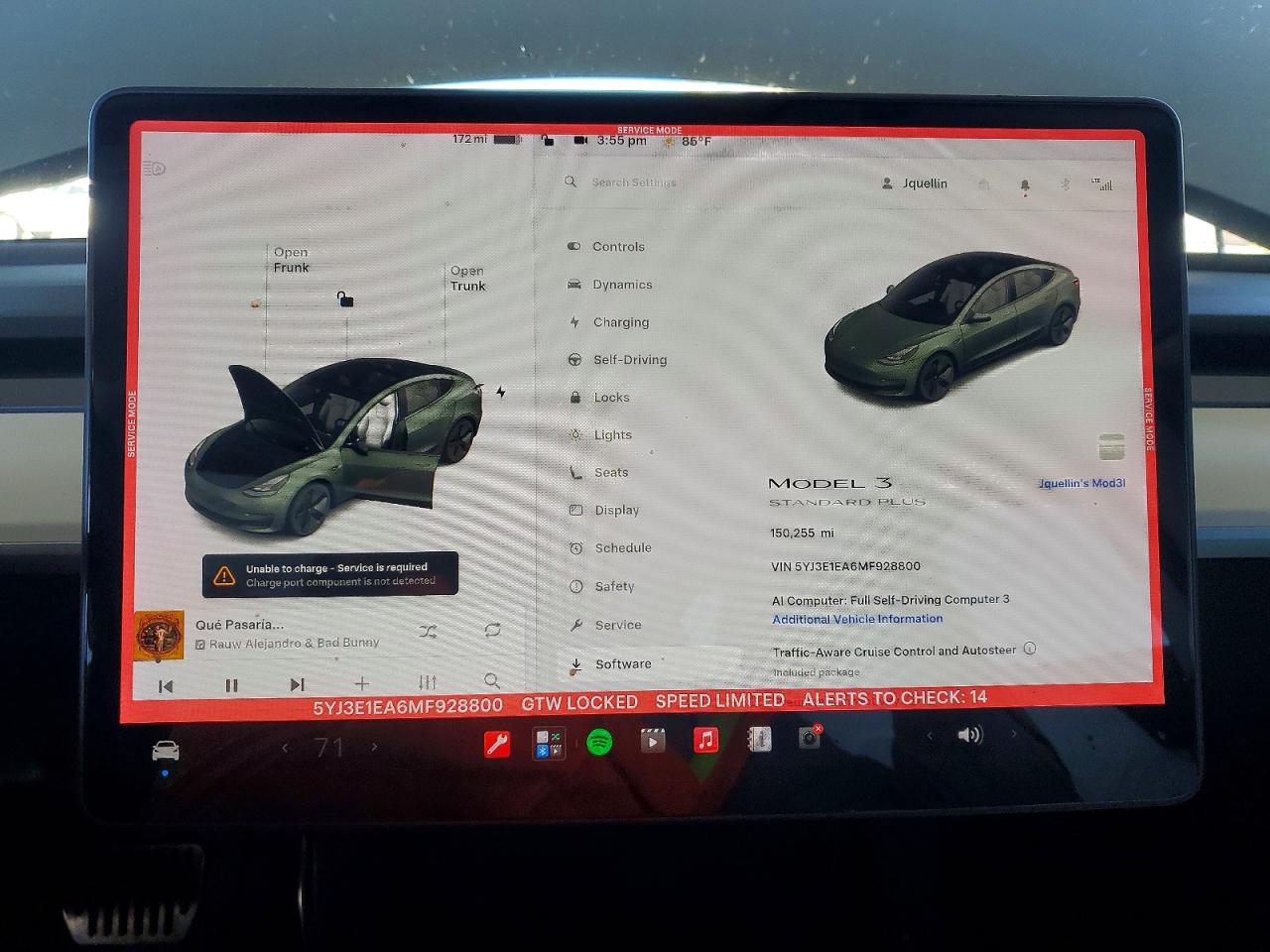 5YJ3E1EA6MF928800 · 2021 TESLA MODEL 3 · 9/13