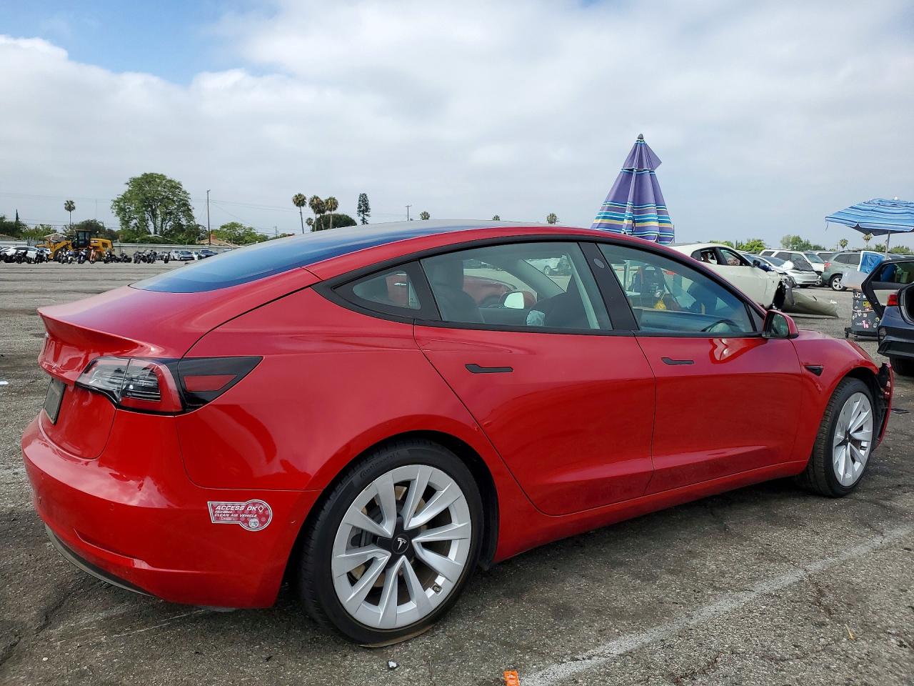 5YJ3E1EA9MF920108 · 2021 TESLA MODEL 3 · 3/12