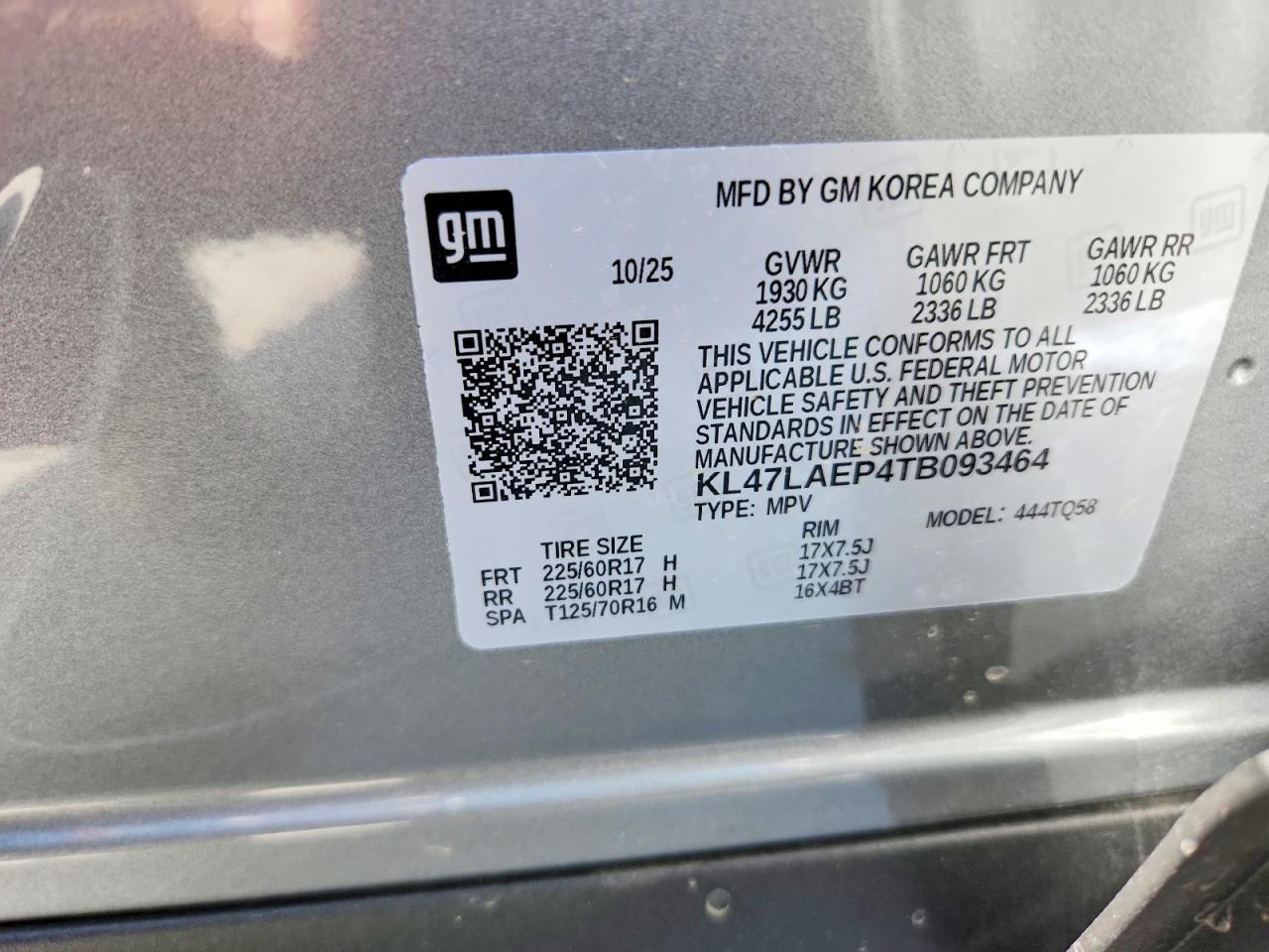 KL47LAEP4TB093464 · 2026 BUICK ENVISTA · 12/12