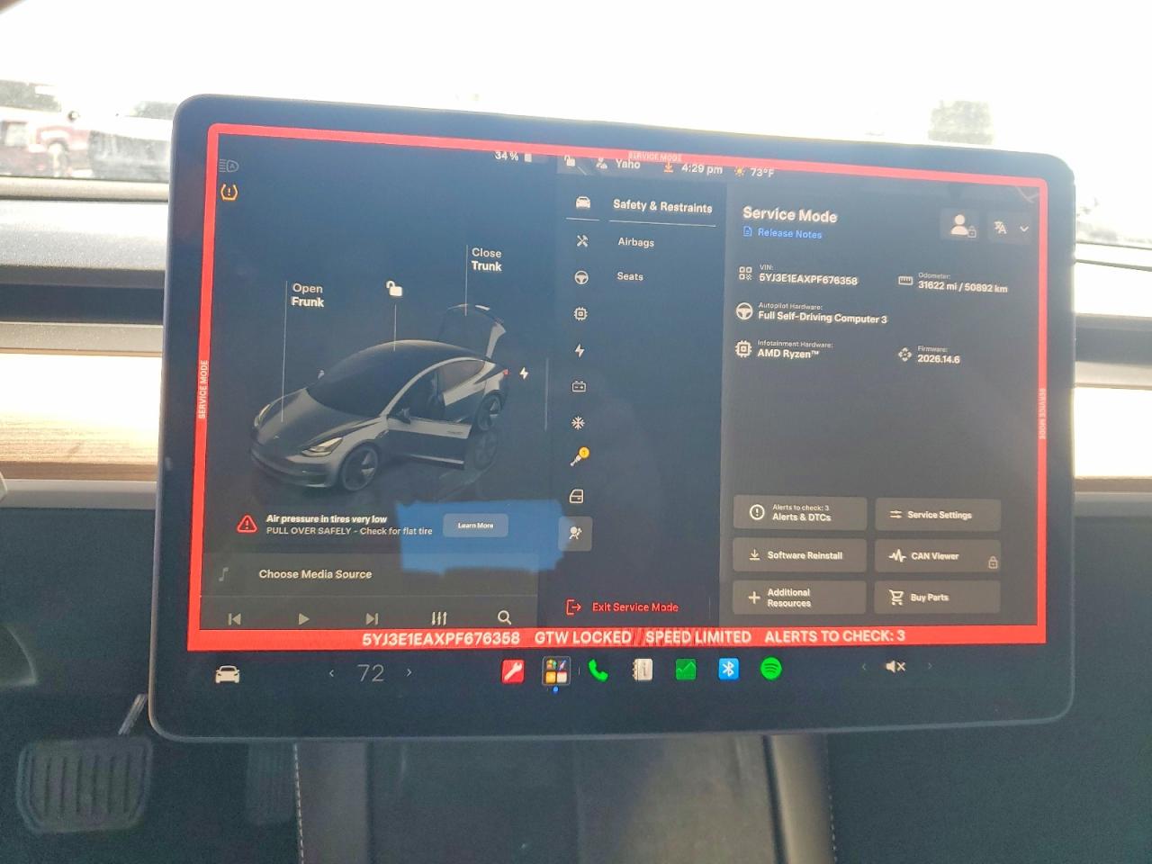 5YJ3E1EAXPF676358 · 2023 TESLA MODEL 3 · 9/12