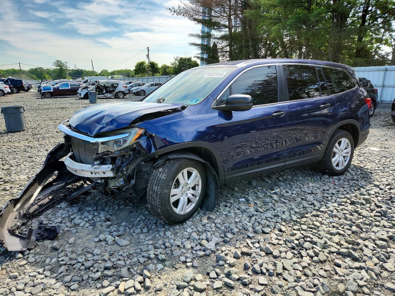 5FNYF6H19JB068611 · 2018 HONDA PILOT