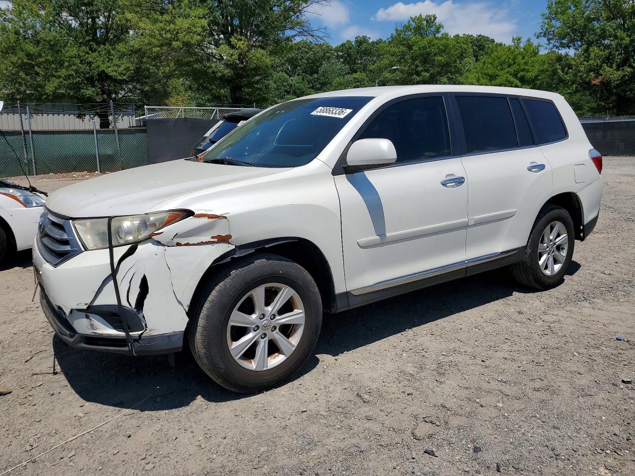 5TDZA3EHXDS044580 · 2013 TOYOTA HIGHLANDER