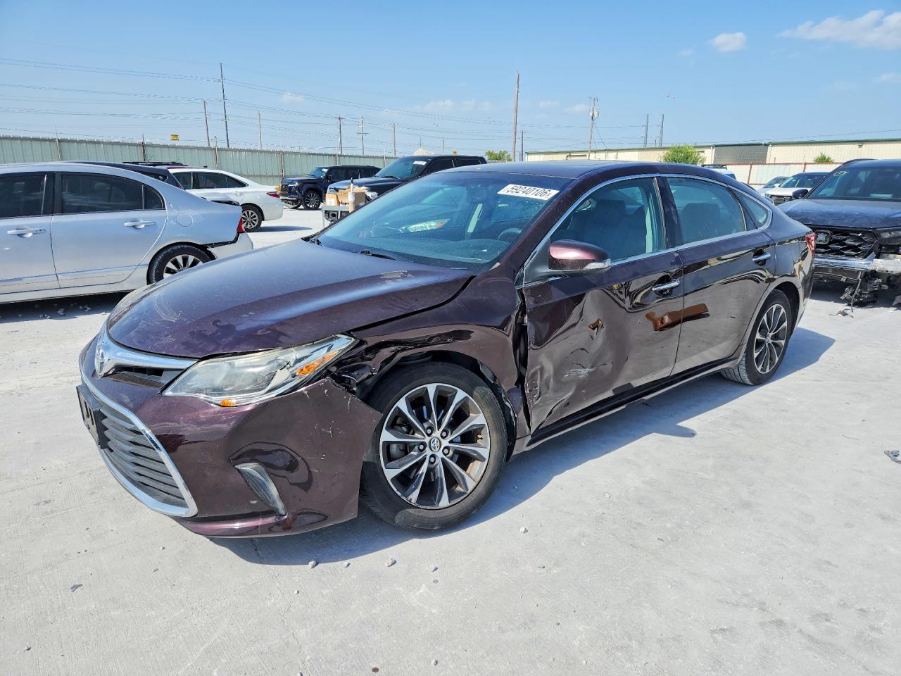 4T1BK1EB9GU236518 · 2016 TOYOTA AVALON