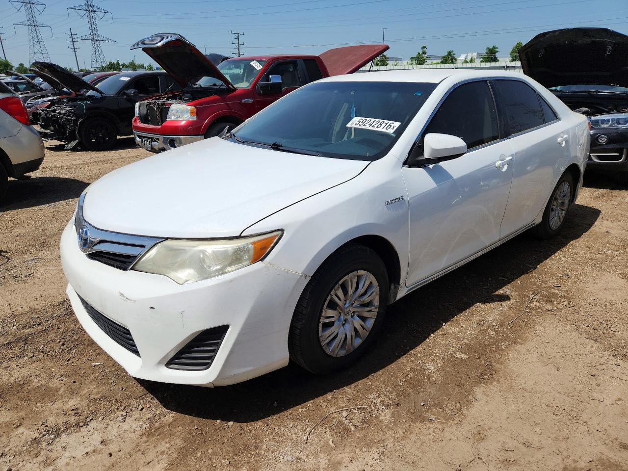 4T1BD1FK3EU128448 · 2014 TOYOTA CAMRY HYBRID