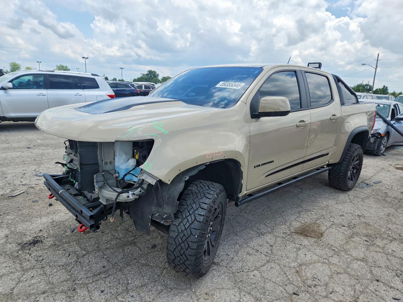 1GCGTEEN8M1254174 · 2021 CHEVROLET COLORADO