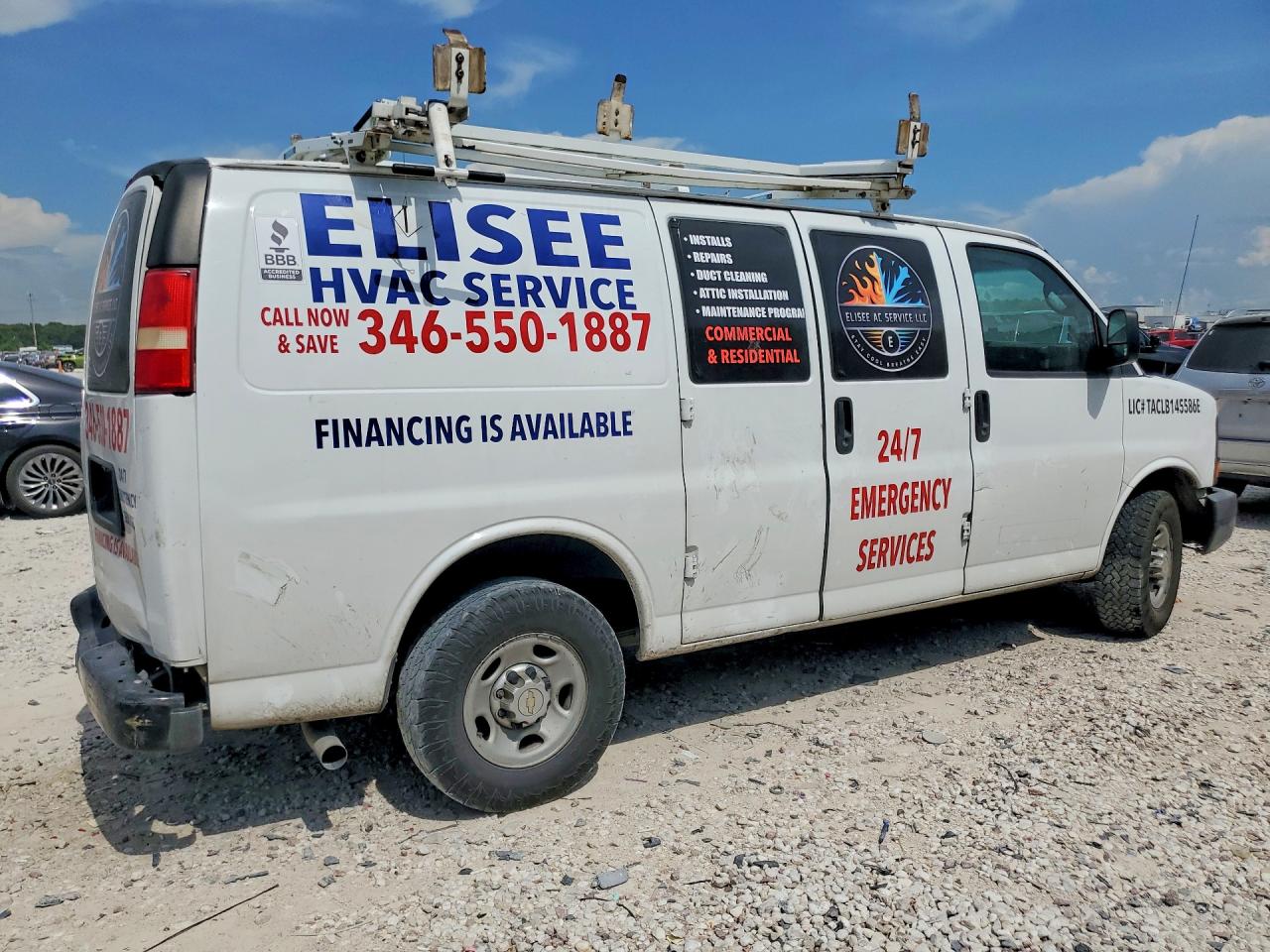 1GCWGFBA7E1100046 · 2014 CHEVROLET EXPRESS G2500 · 3/13