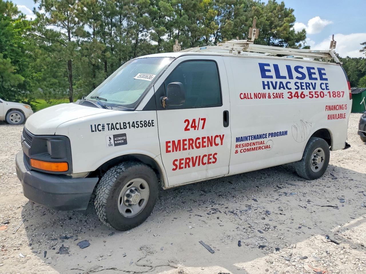 1GCWGFBA7E1100046 · 2014 CHEVROLET EXPRESS G2500